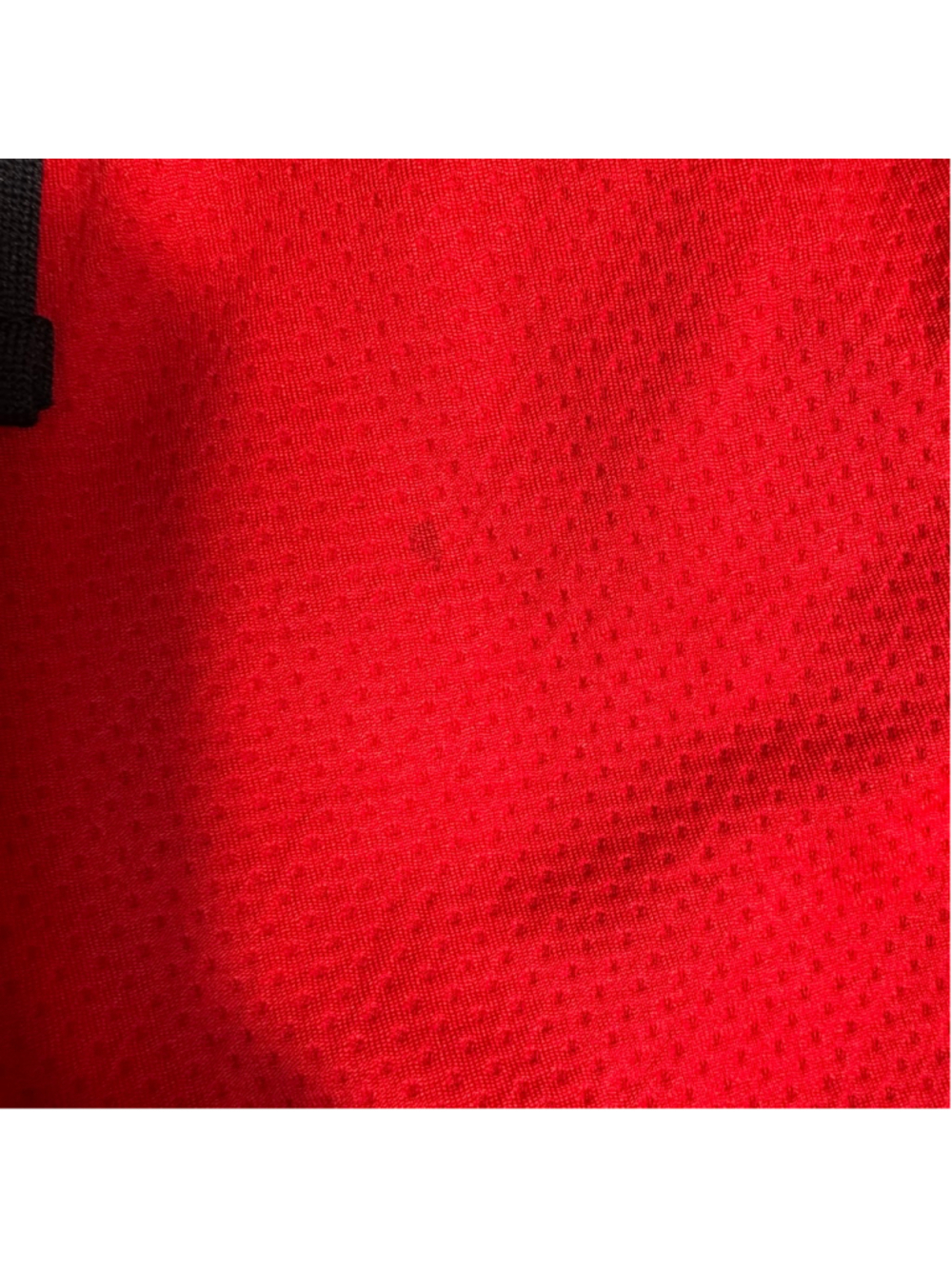 Boy’s Under Armour Red Athletic Shorts with Black Drawstring, Size L - Picture 3 of 5